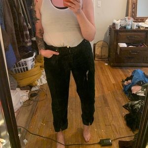 high waisted corduroys